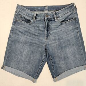 St. John's Bay Light Blue Denim Bermuda Shorts